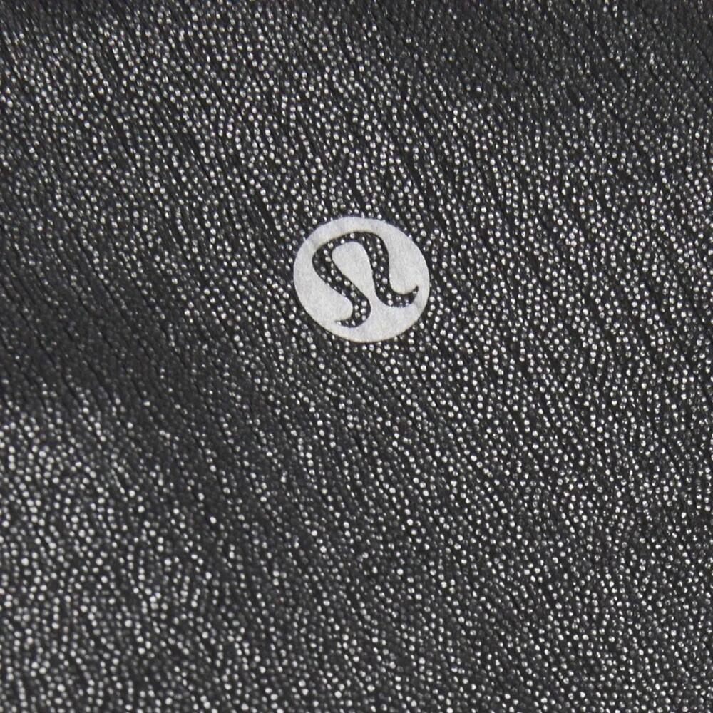 Lululemon Align Ribbed Bodysuit Size 4 25" Shine Black Metallic - Picture 5 of 5